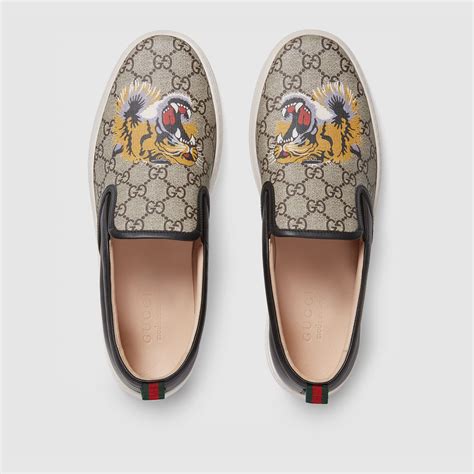 gucci jackie tiger|gucci tiger slip on.